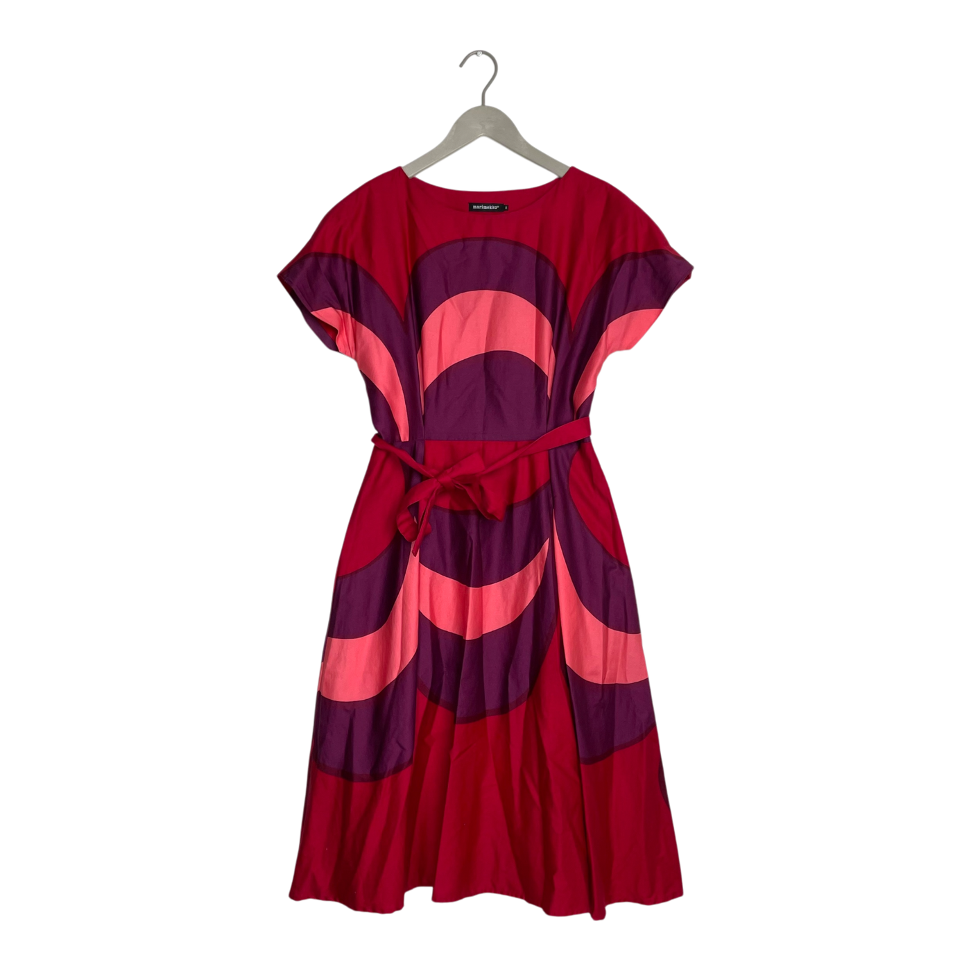 Marimekko soma woven dress, fire brick | woman 38