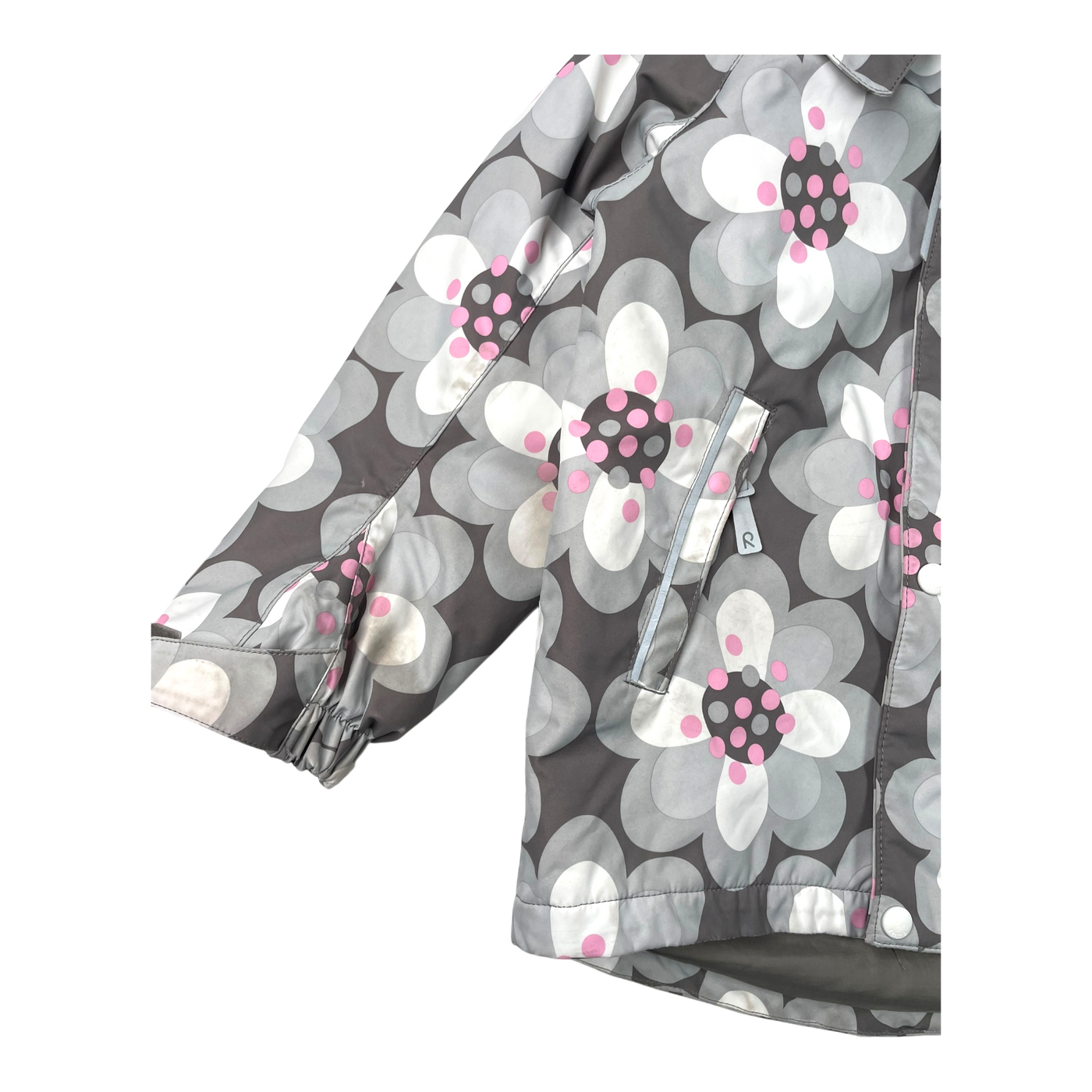 Reima winter jacket, flowers | 122cm