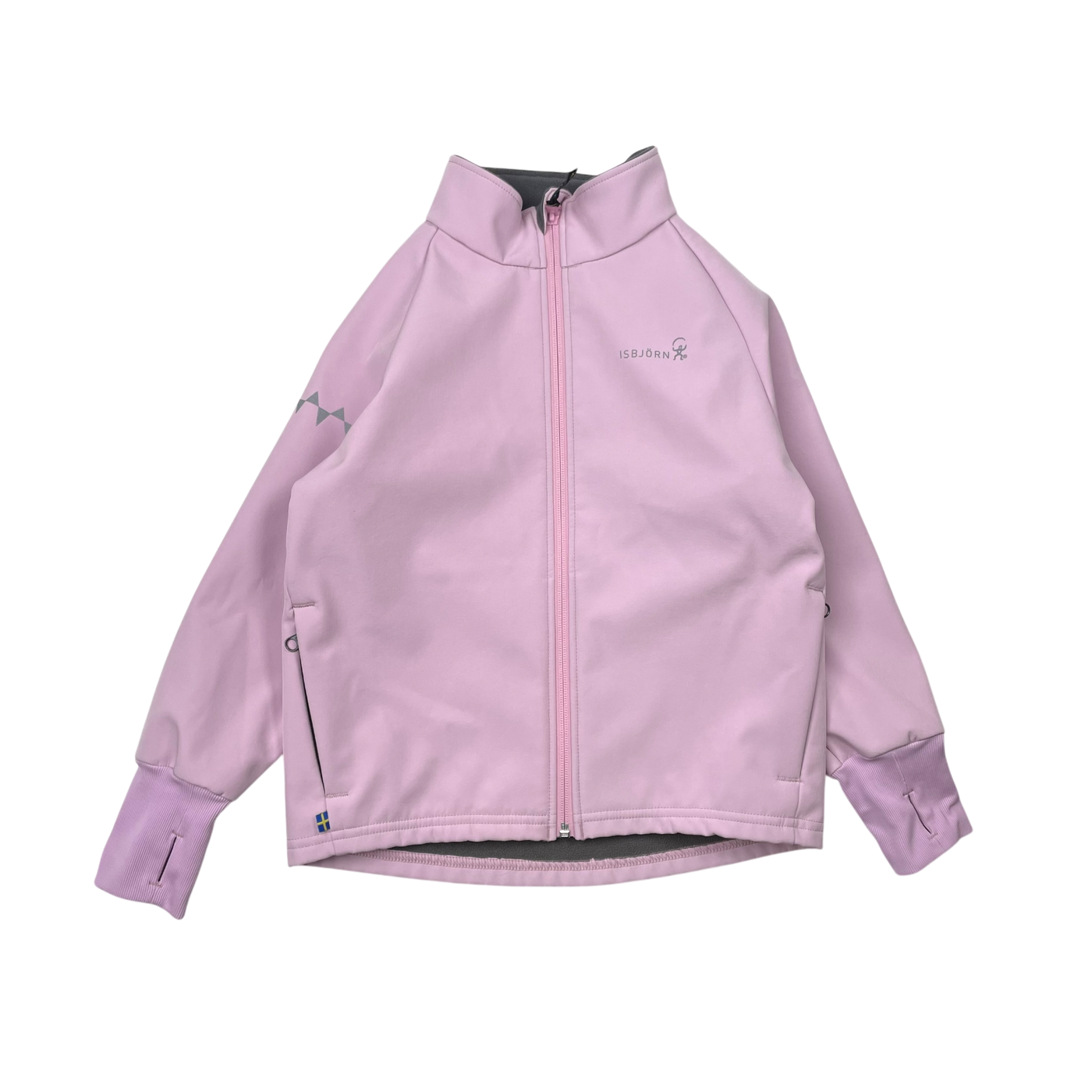 Isbjörn thunder wind&rain bloc jacket, frost pink | 122/128cm