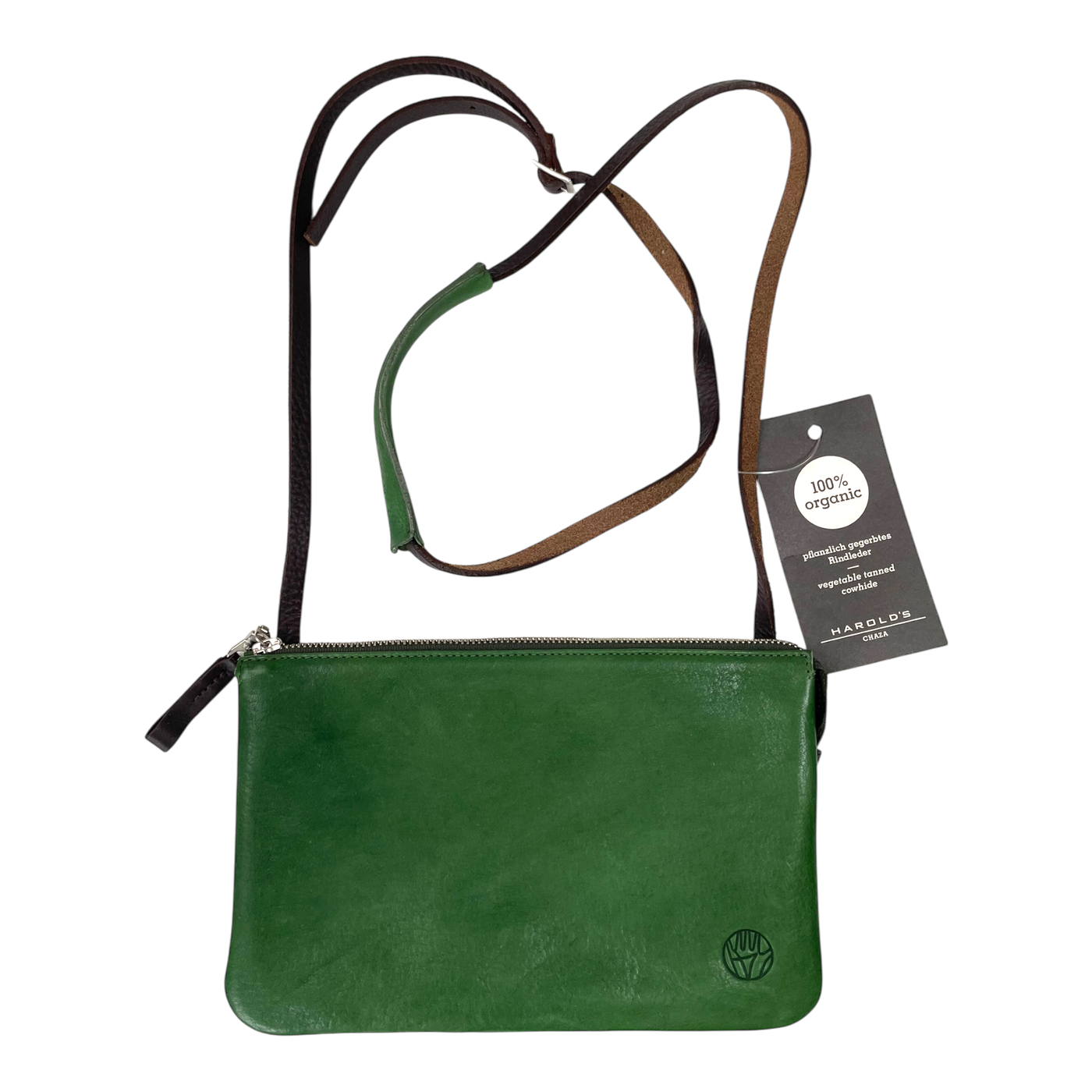 Harold's Bags plain crossbag small, green