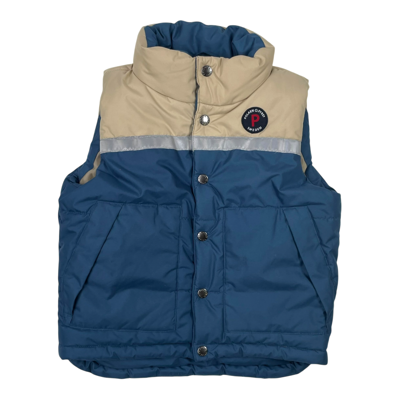 Polarn O. Pyret padded vest, blue | 128cm