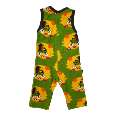 Metsola sleeveless terry suit, hedgehogs | 68cm