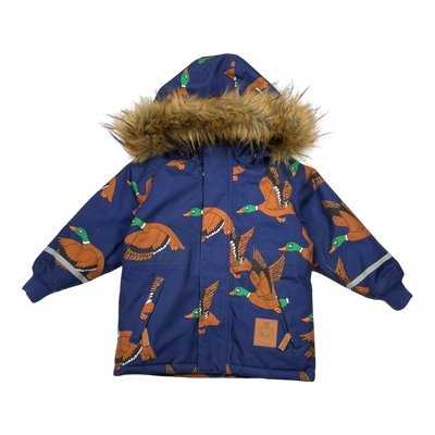 Mini Rodini K2 winter parka, birds | 92/98cm