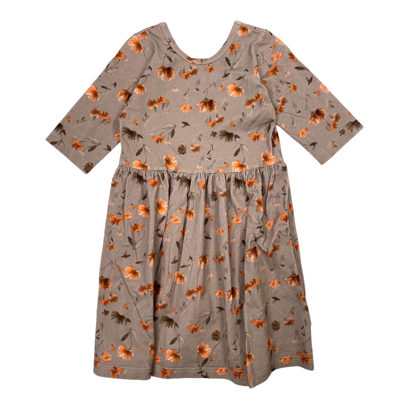 Kaiko dress, poppy field | 110/116cm