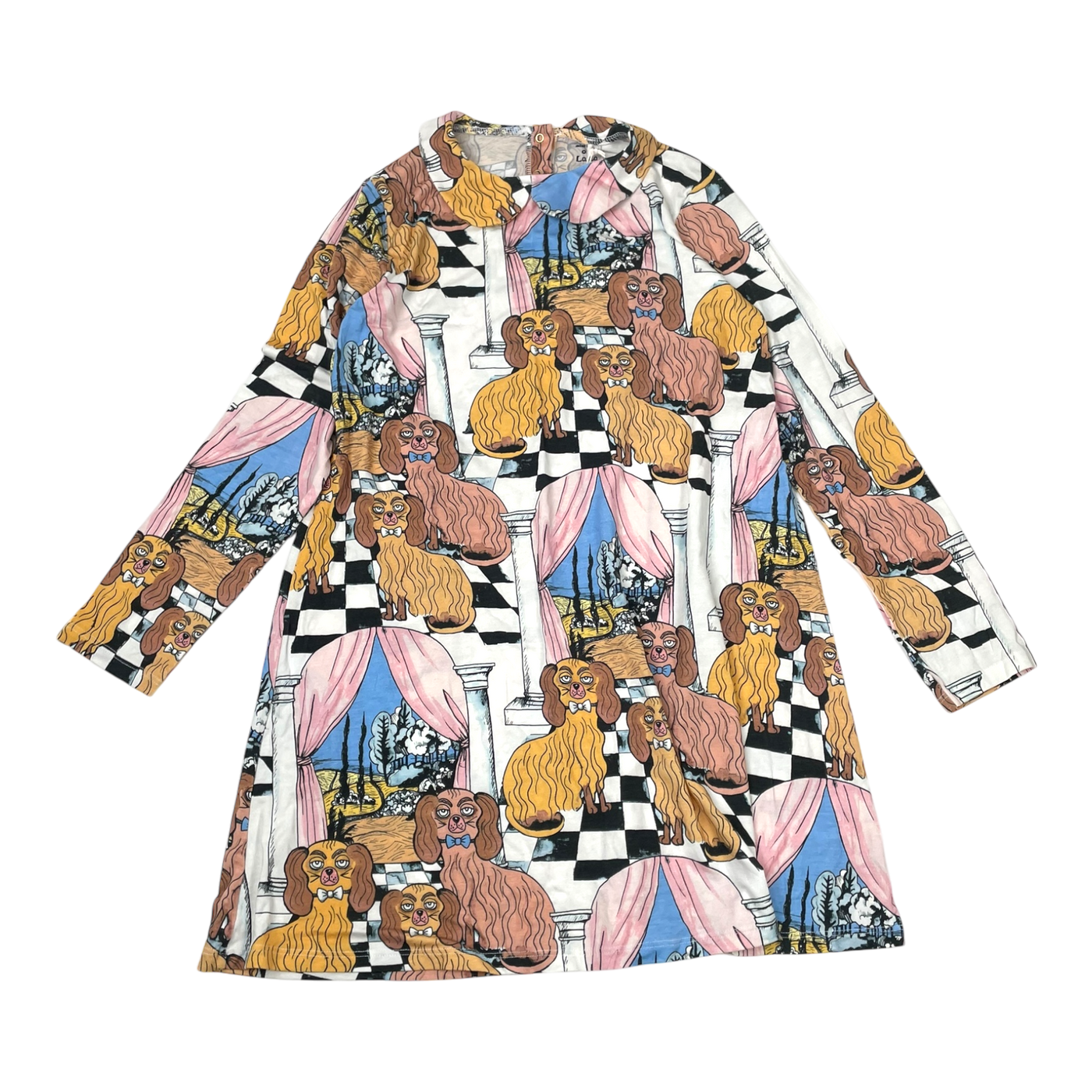 Mini Rodini dress, dog | 140/146cm