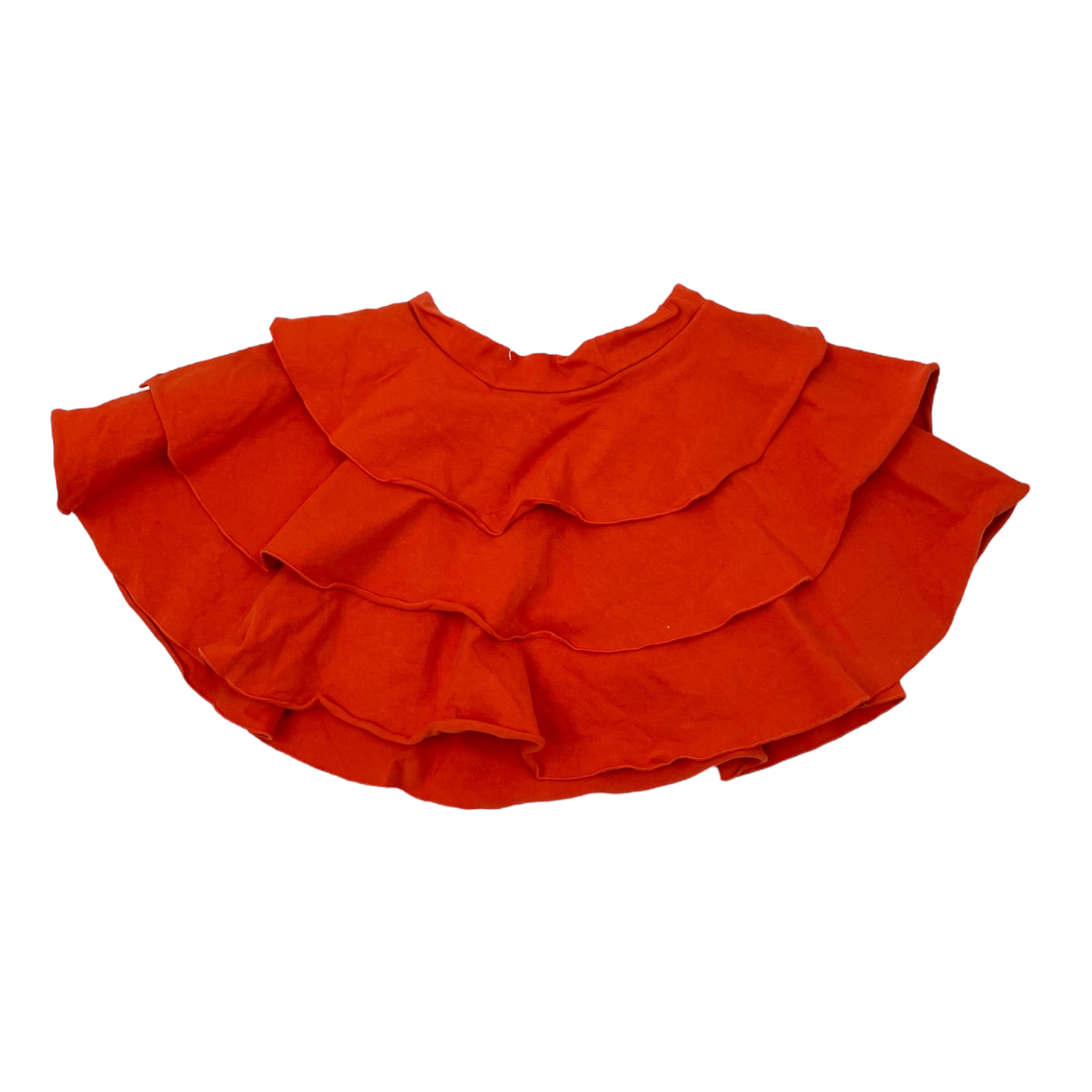 Gugguu frill sweat skirt, mahogany | 104cm