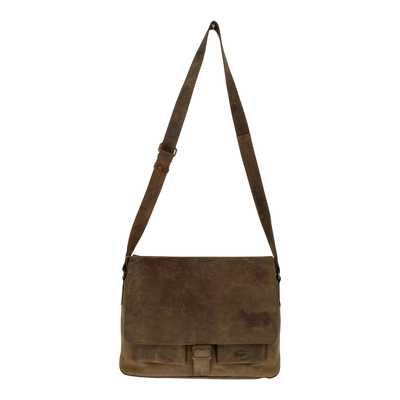 Harold's Bags leather business bag, natural brown
