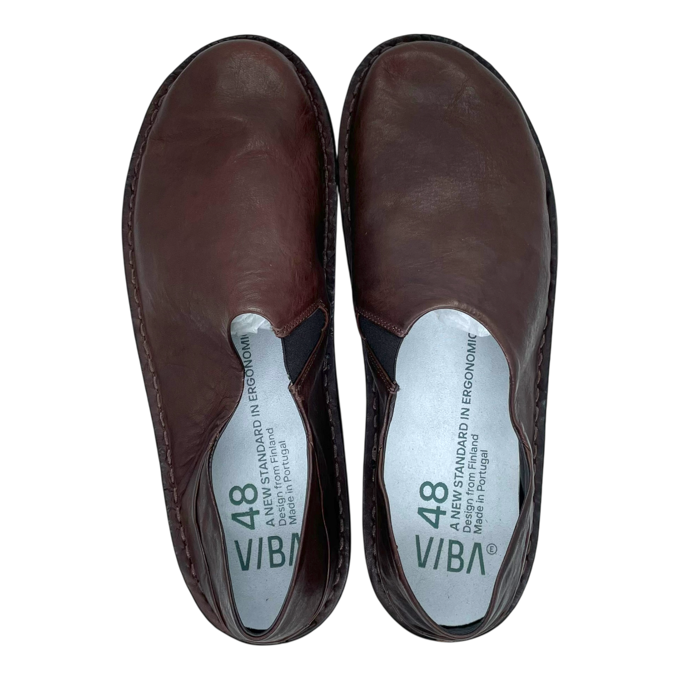 VIBAe Zuma leather shoes, cocoa brown | 48