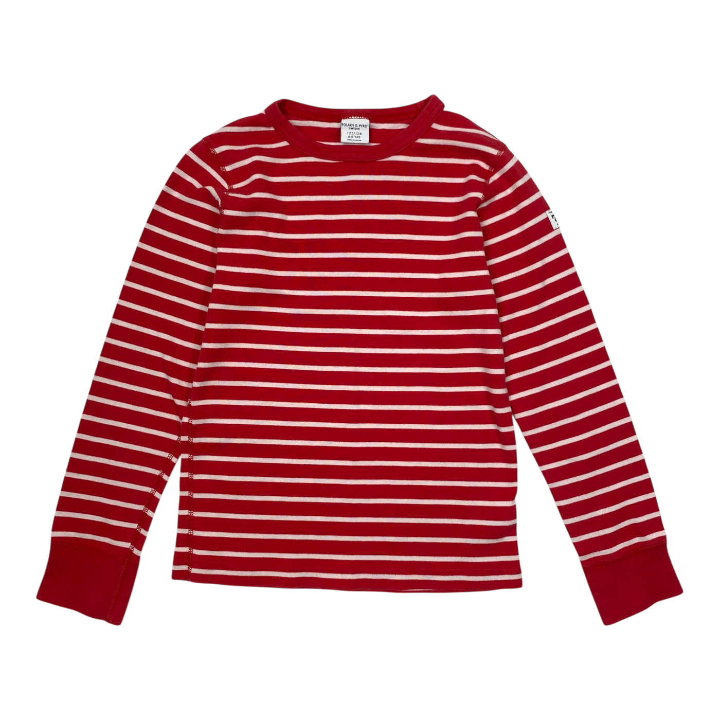 Polarn O. Pyret terry shirt, stripes | 122/128cm