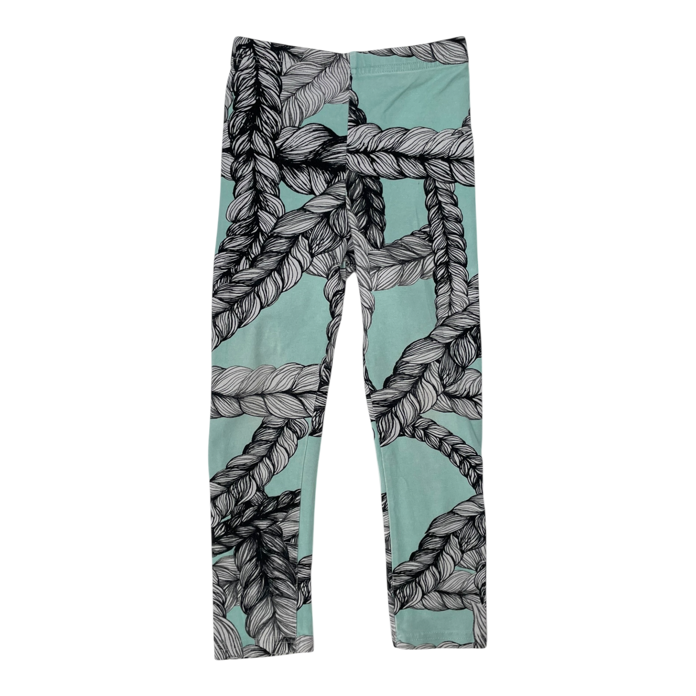 Vimma leggings, blue braid | 90cm
