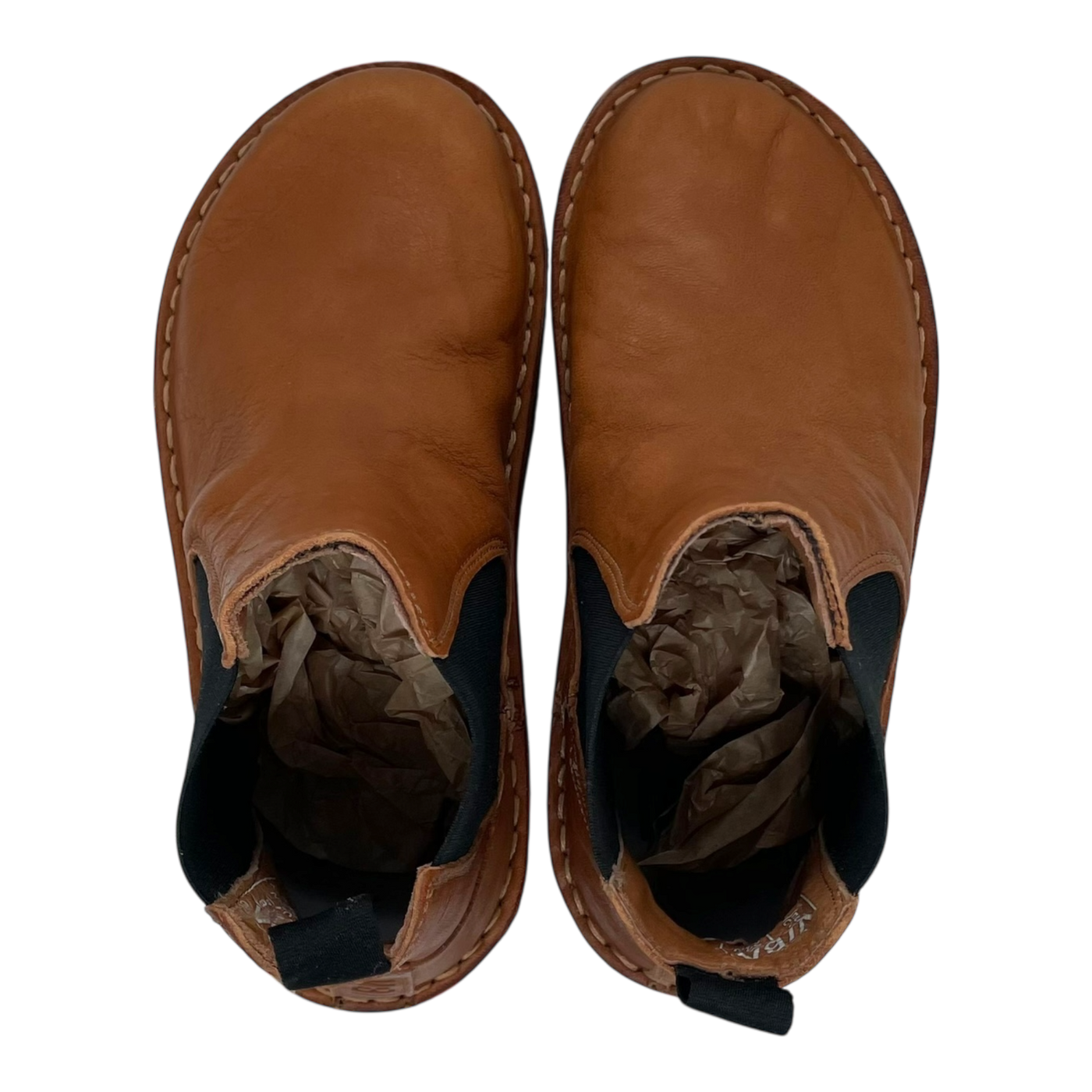 VIBAe Helsinki leather boots, cognac brown | 37