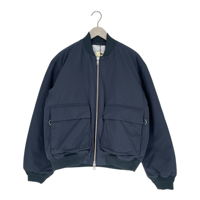Embassy of Bricks and Logs rosvik bomber jacket, dark navy | unisex L