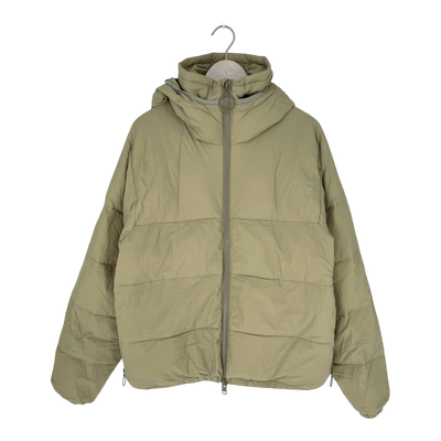 Embassy of Bricks and Logs asan puffer jacket, sage green | unisex L