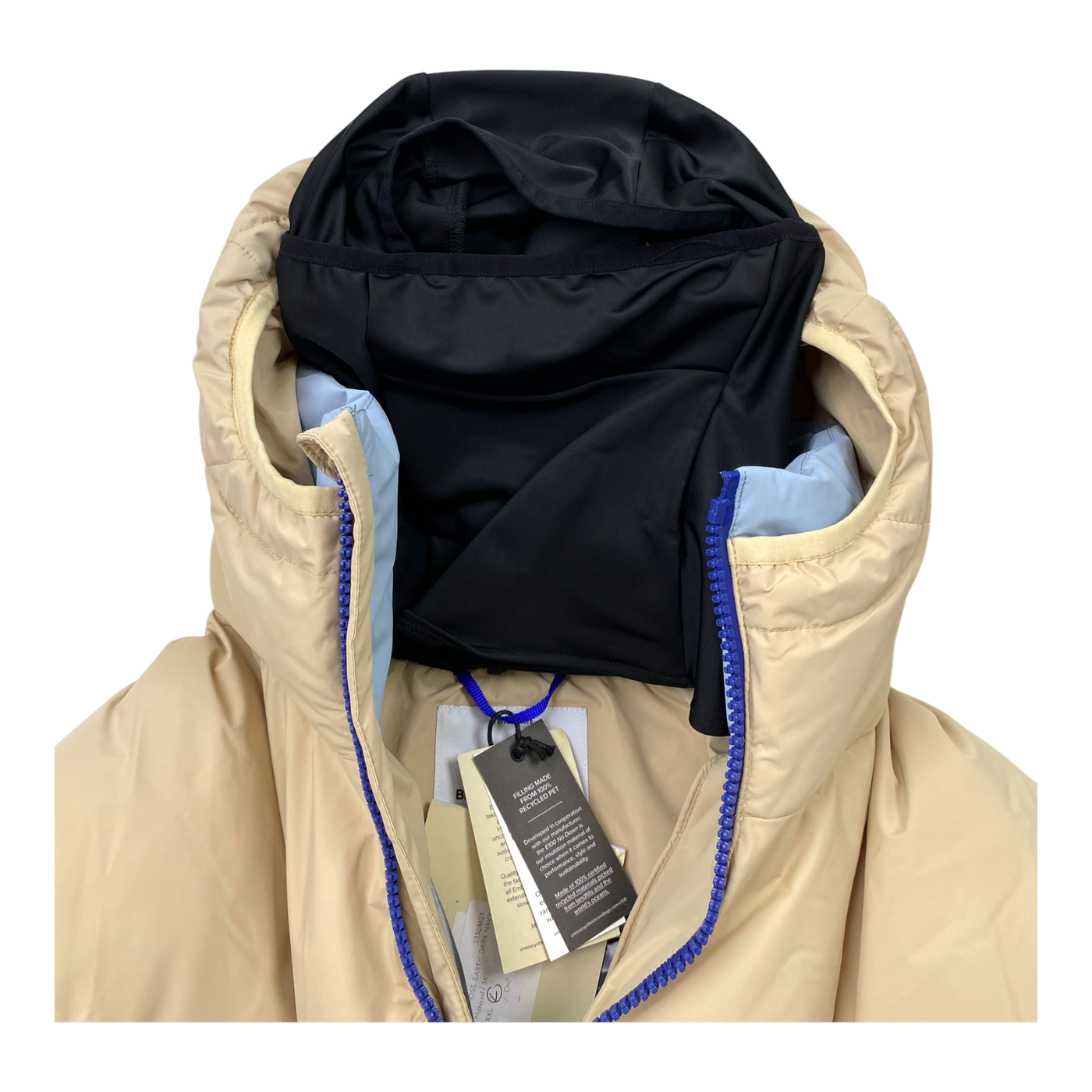 Embassy of Bricks and Logs wynot puffer jacket, beige | unisex L