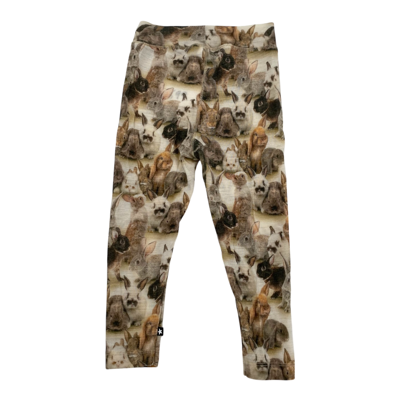 Molo merino baby pants, bunny | 80cm