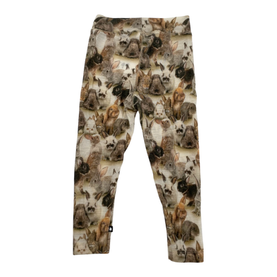 Molo merino baby pants, bunny | 80cm