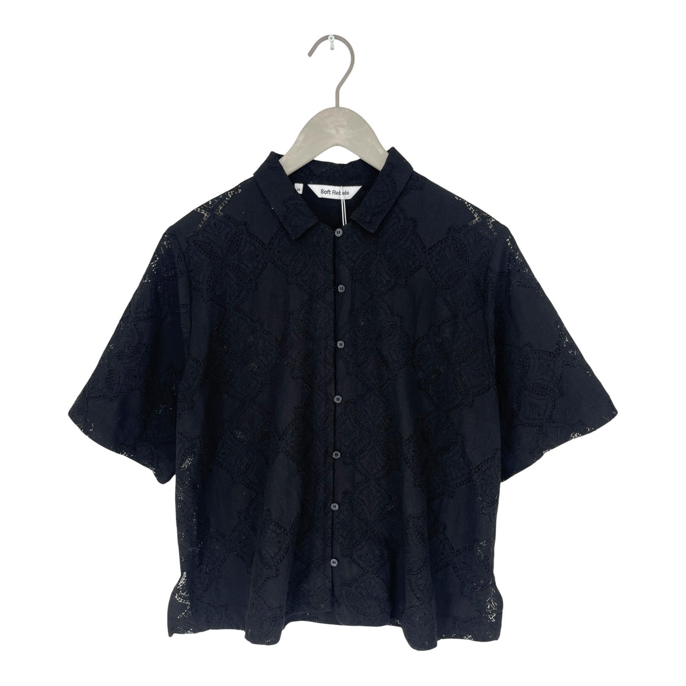 Soft Rebels clio shirt, black | woman M