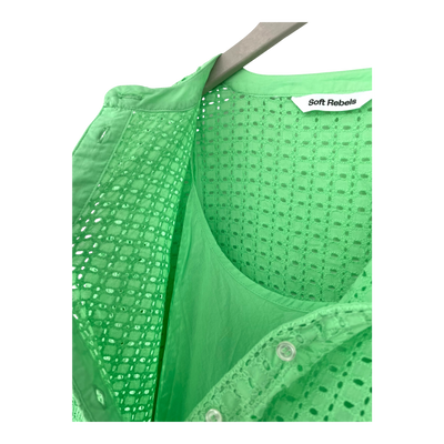 Soft Rebels brinley dress, green | woman XXL