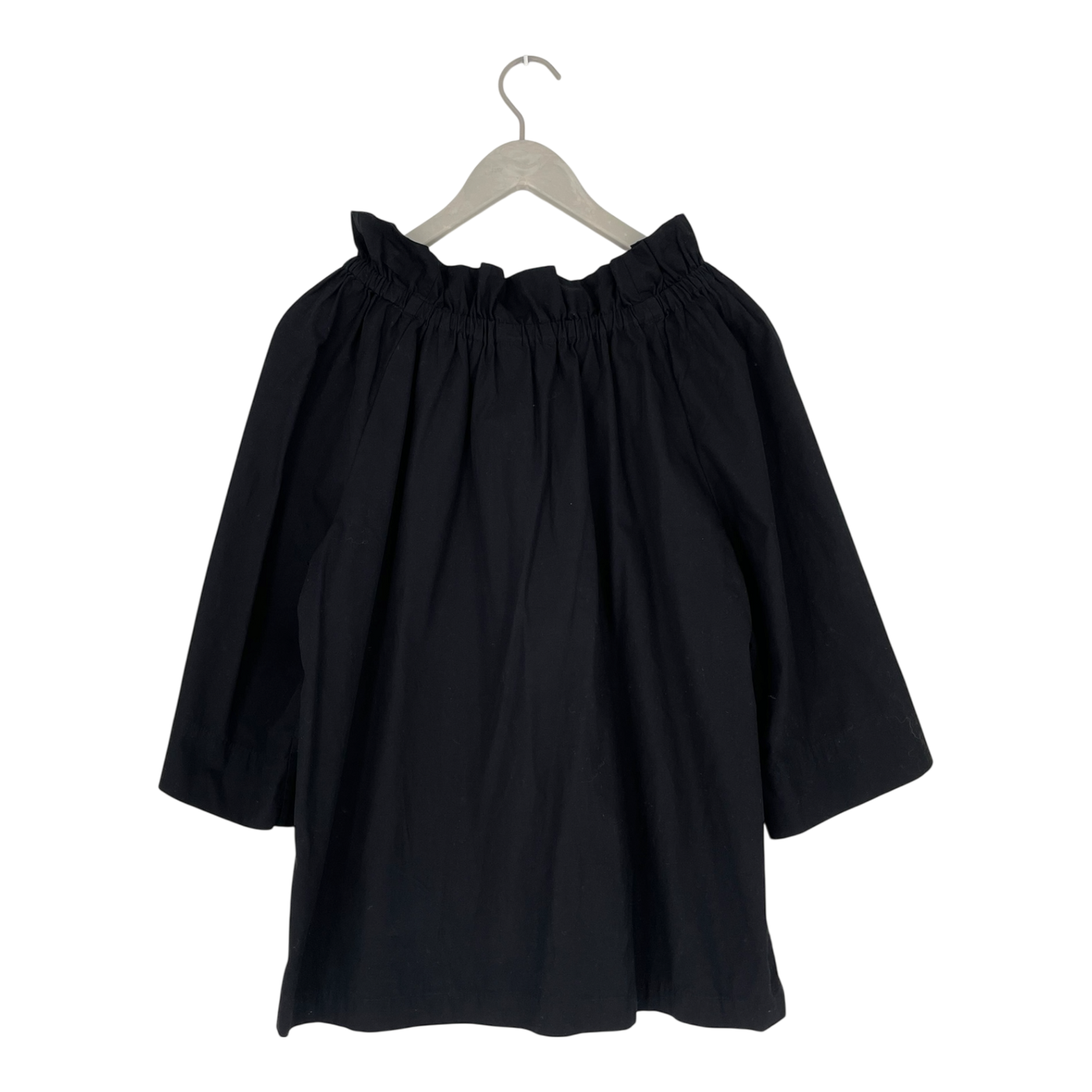 Marimekko salli solid shirt, black | woman XL