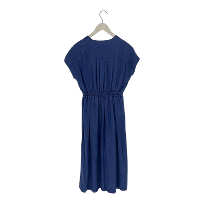 Twothirds button dress, royal blue | woman S