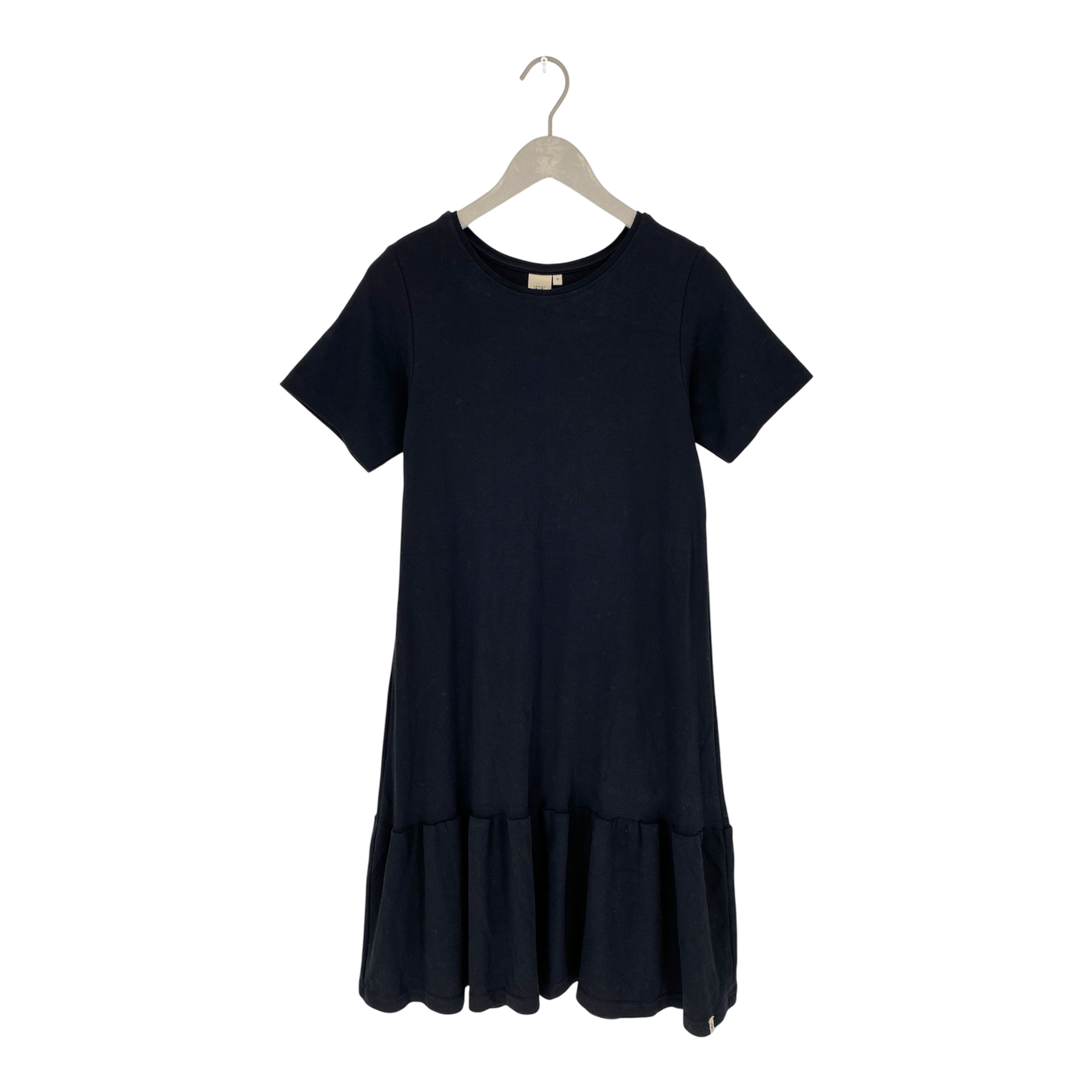 Kaiko ruffle t-shirt dress, black | woman XS