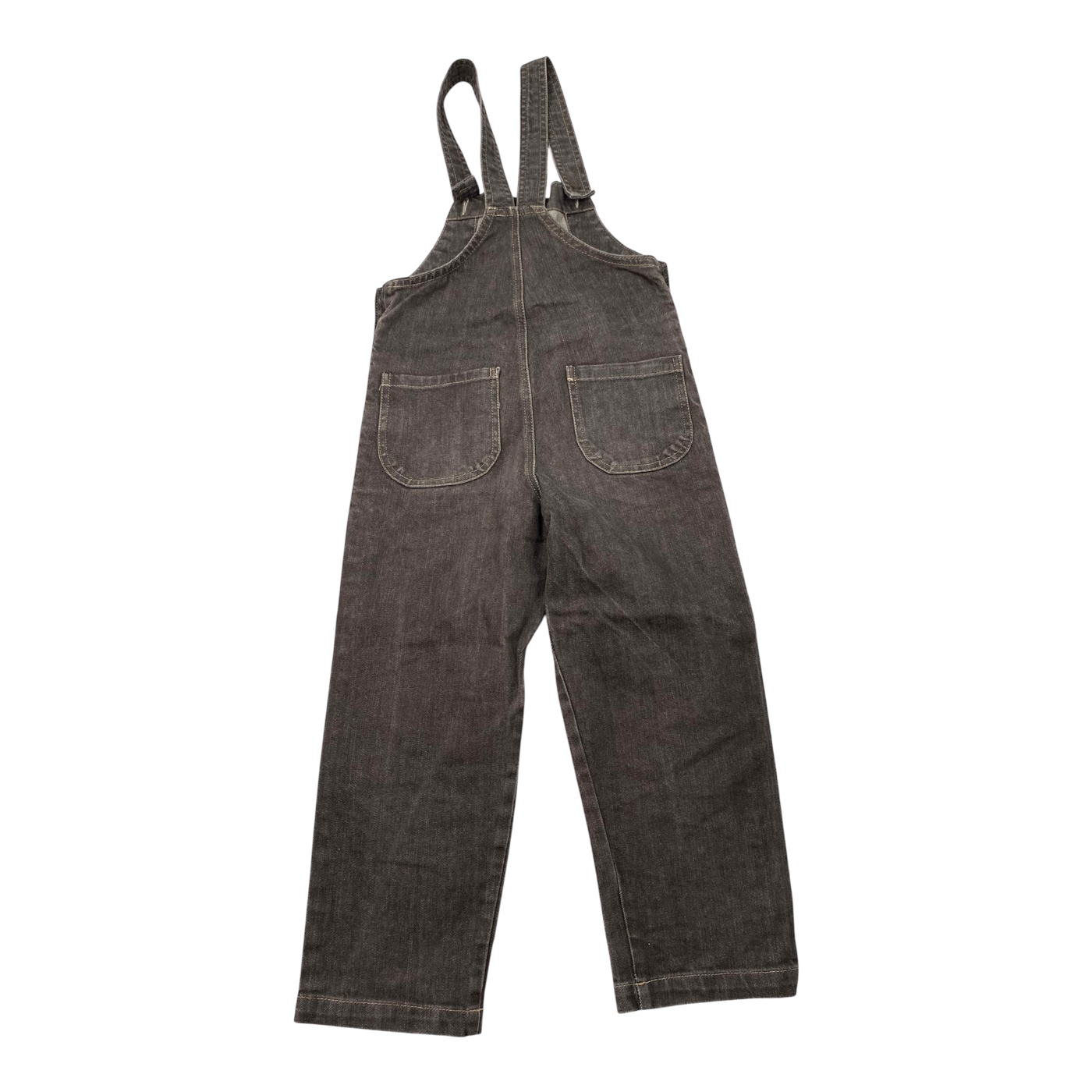 R-Collection denim dungarees, washed grey | 120cm