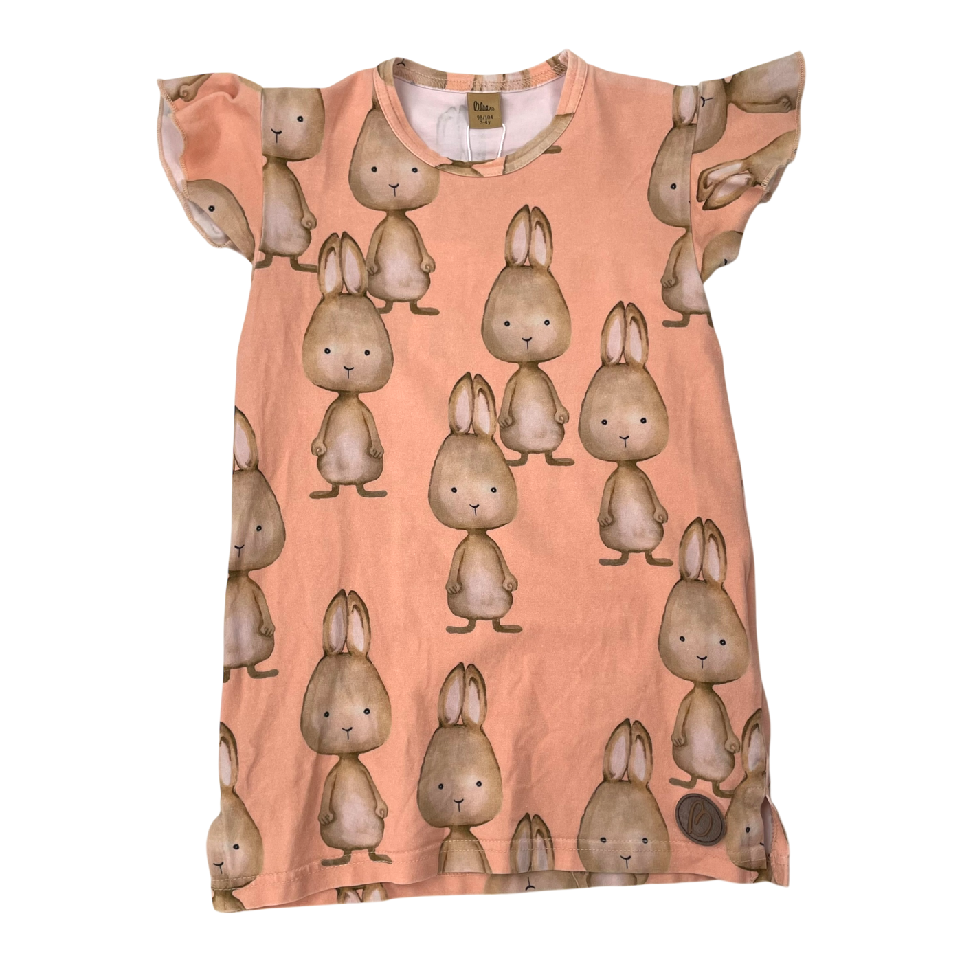 Blaa sleeveless dress, bunny | 98/104cm
