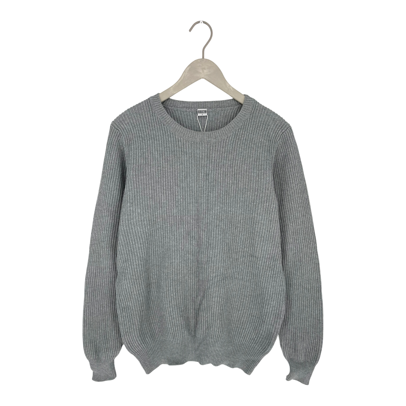 R-Collection knit shirt, grey | unisex S