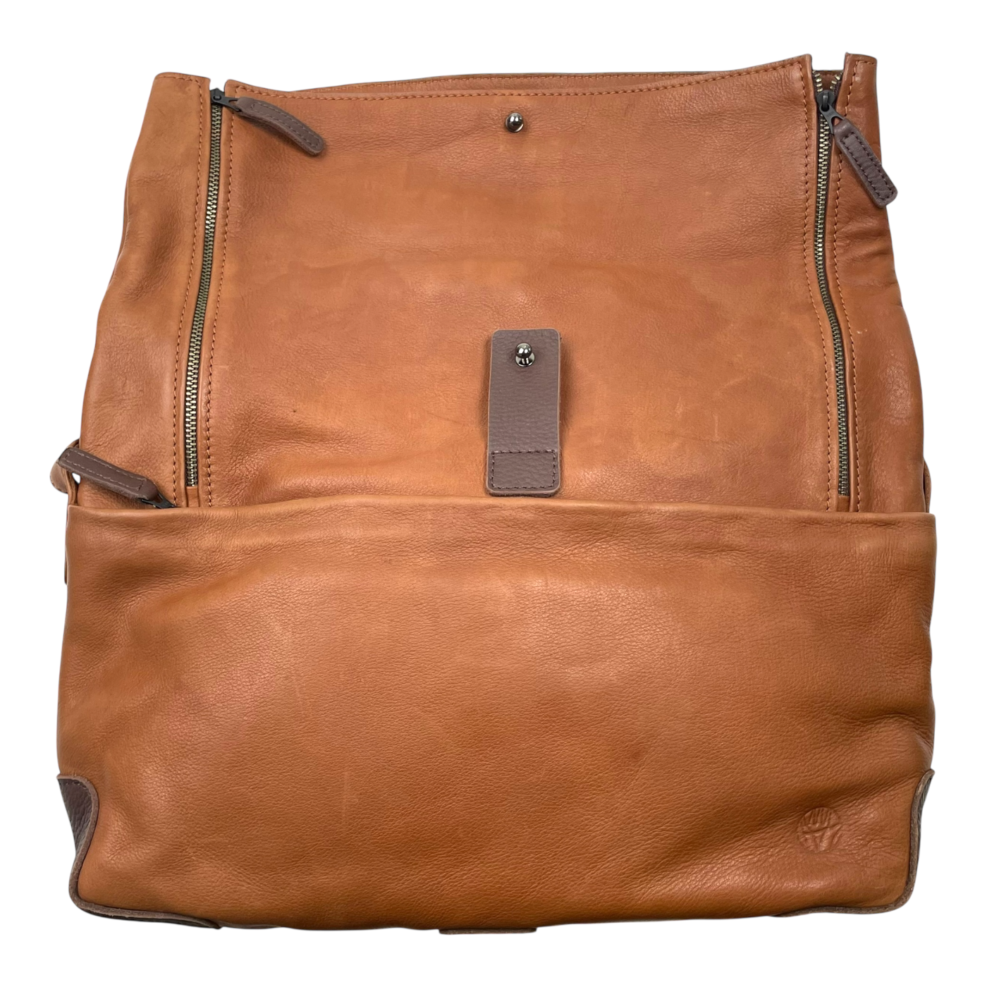 Harold's Bags mount ivy messenger bag, cognac