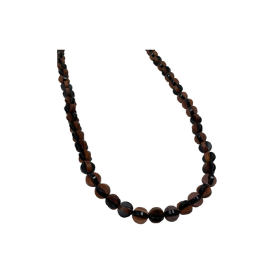 Marimekko iki wooden necklace, brown / black