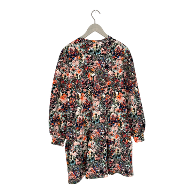 Kaiko ruffle sweat dress, blooming forest | woman XS