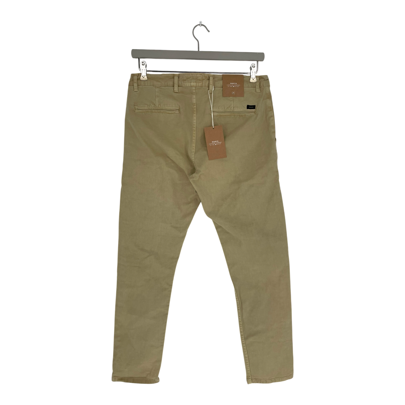 Makia chinos pants, khaki | man 32
