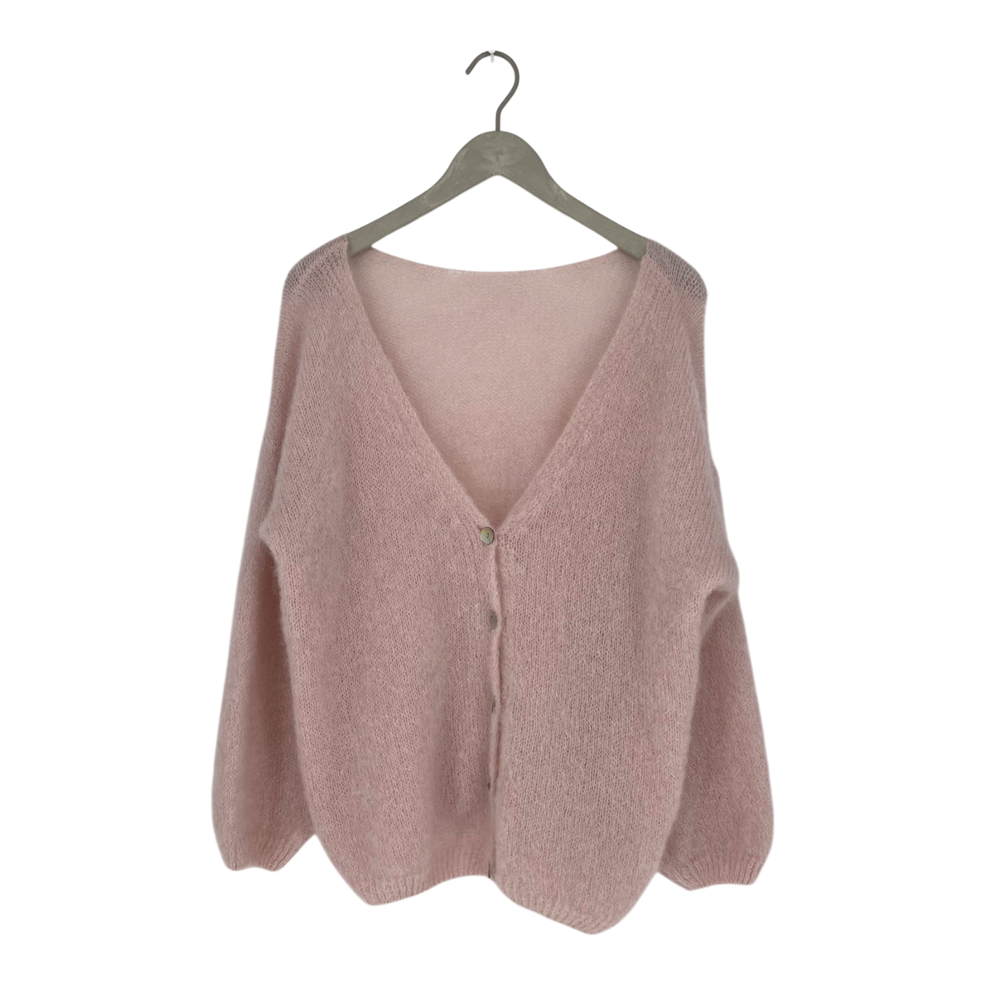 Americandreams cornelia mohair cardigan, light pink | woman M