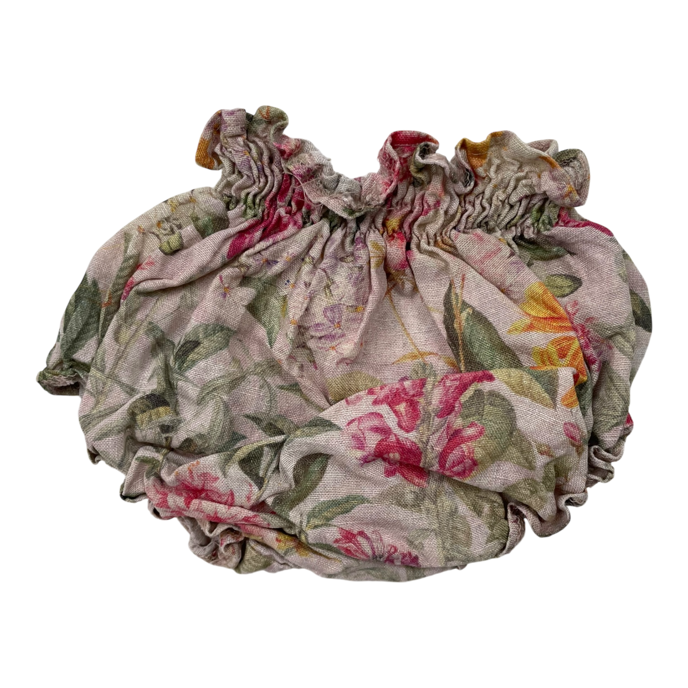 Metsola linen bloomers, flowers | 74/80cm