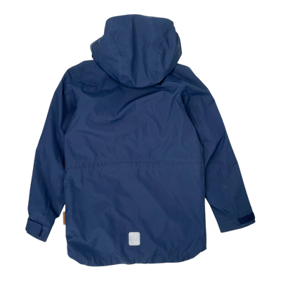 Reima bock parka jacket, navy blue | 134cm