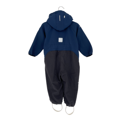 Reima mjosa softshell overall, dark blue/ black | 86cm