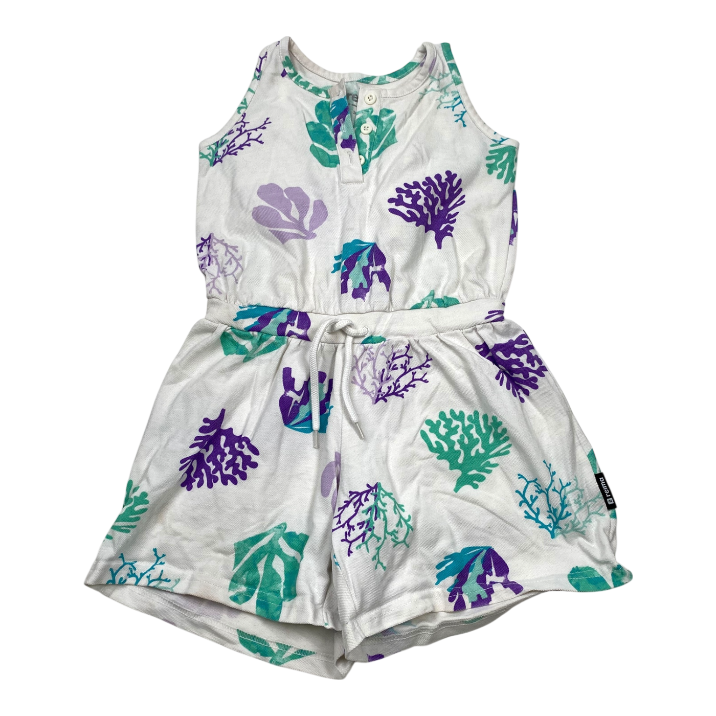 Reima pique jumpsuit, flower | 104cm