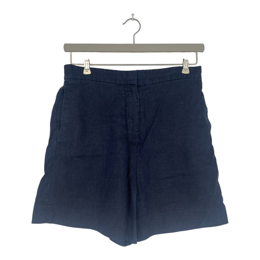 COS linen shorts, navy | woman 38
