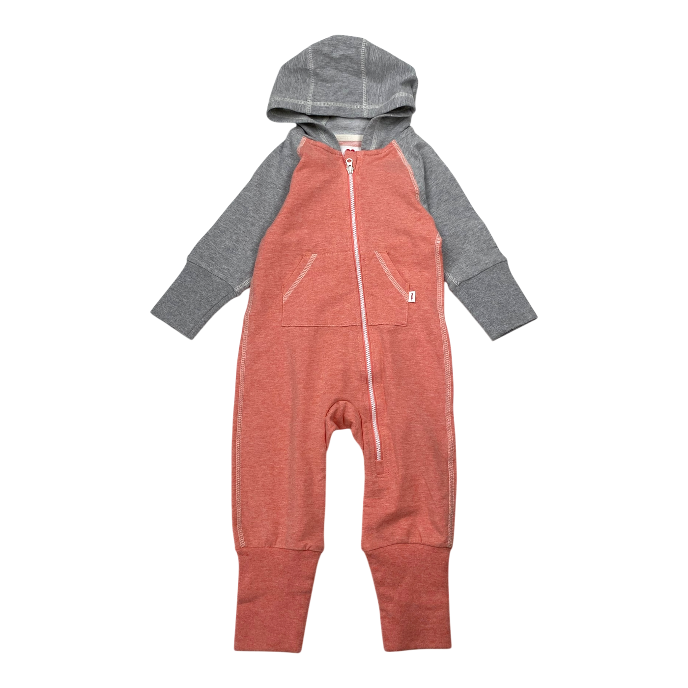 Reima alppi sweat jumpsuit, pink / grey | 68/74cm