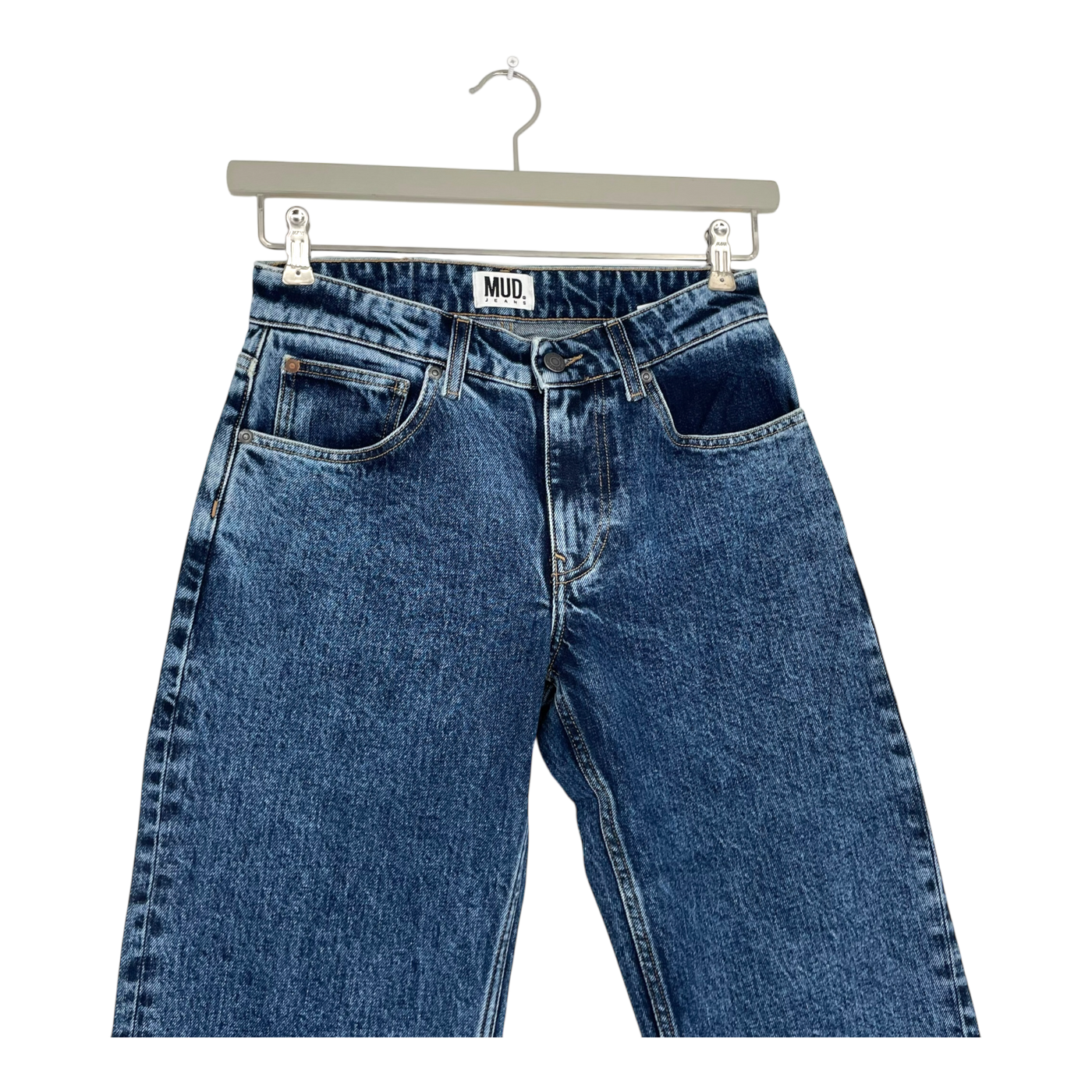 Mud Jeans Carry mid straight jeans, stone vintage | woman 27/34