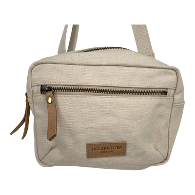 Holzrichter canvas crossbody bag, wheat