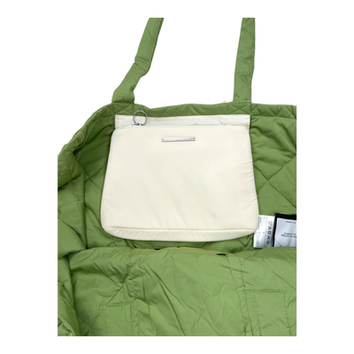 Embassy of Bricks and Logs albi quilted bag, green