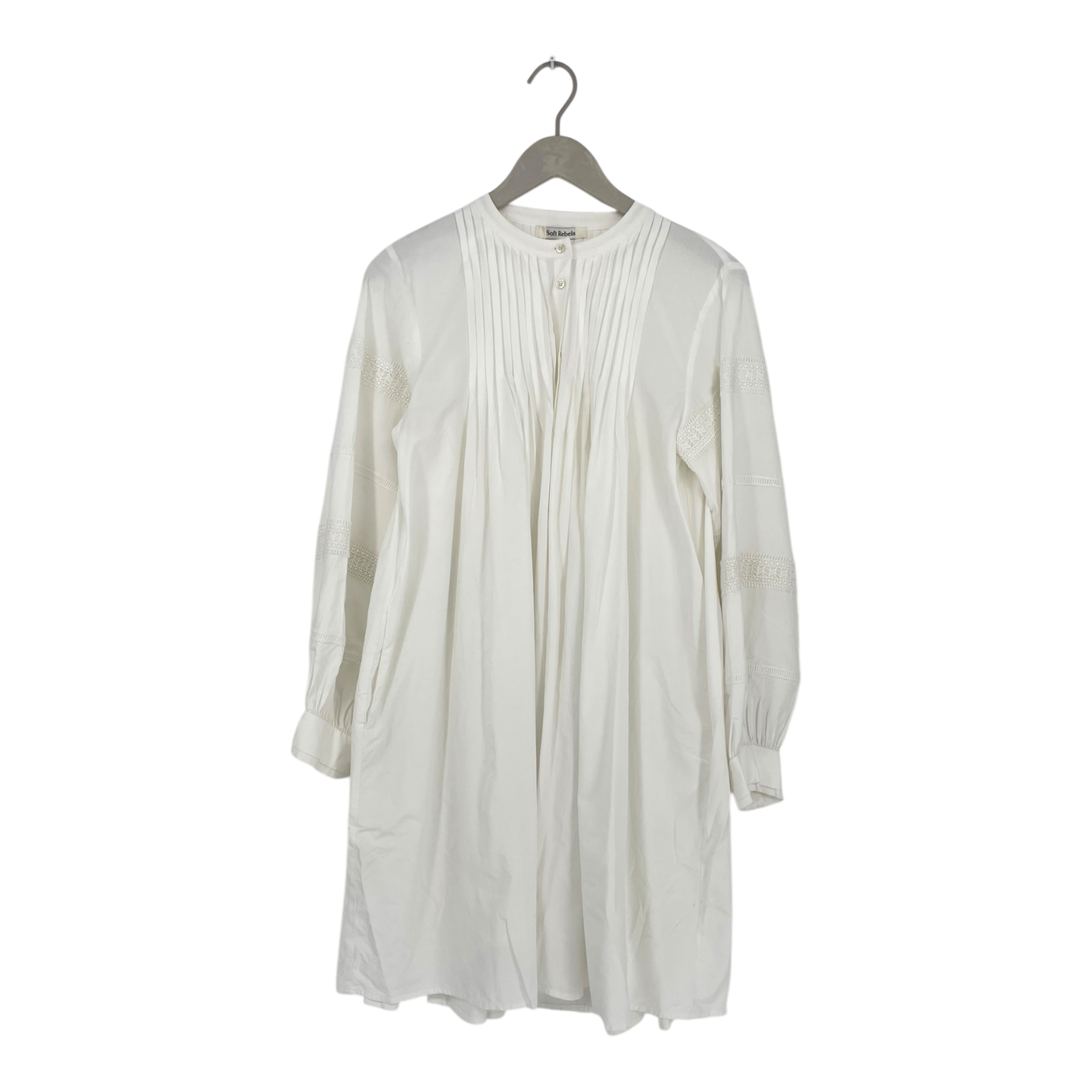 Soft Rebels lace shirt dress, white | woman S