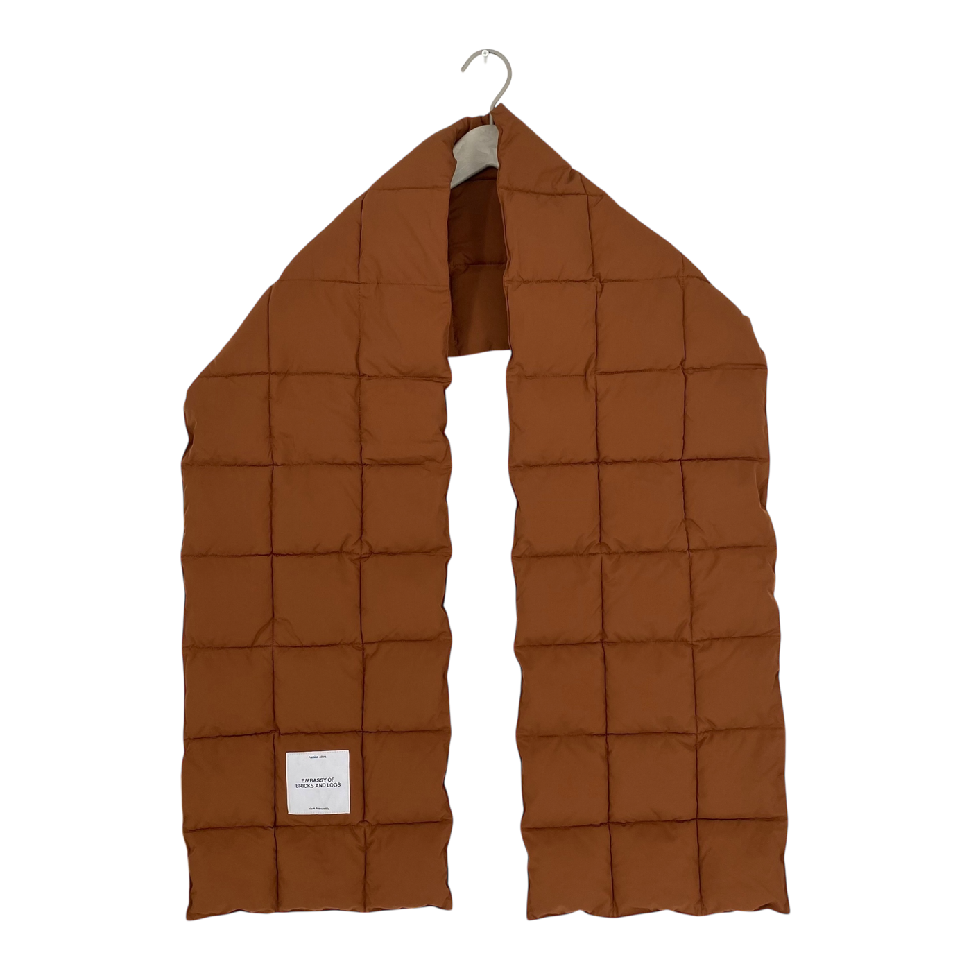 Embassy of Bricks and Logs dubbo puffer scarf, bisquit