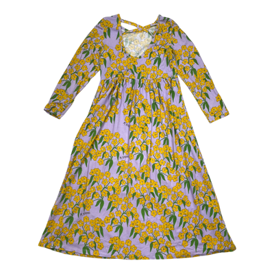 Mini Rodini dress, flowers | 140/146cm