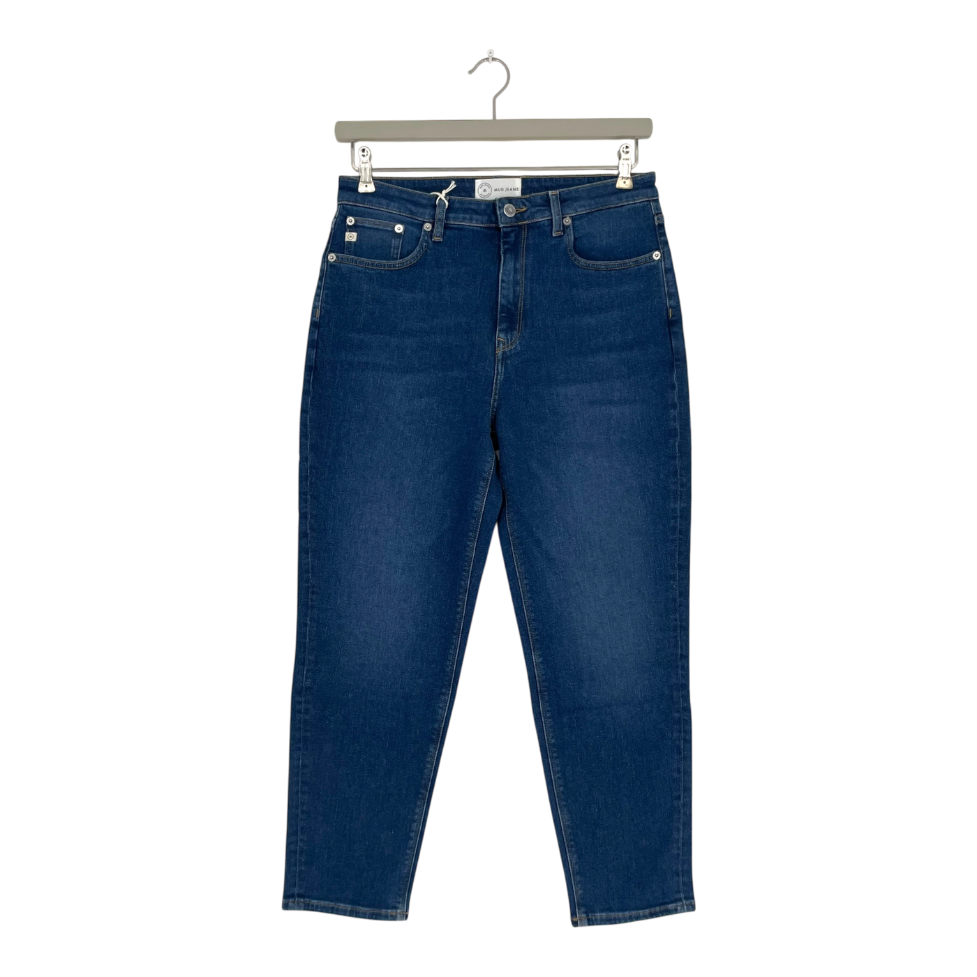 Mud Jeans mams high tapered jeans, denim blue | woman 30/27