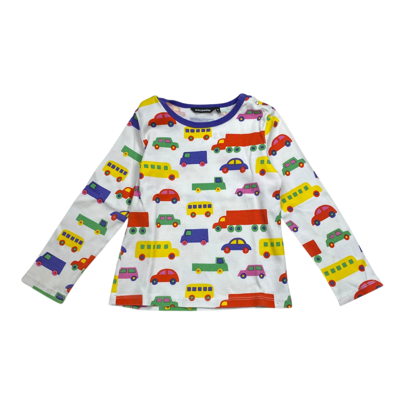Marimekko shirt, cars | 92/98cm