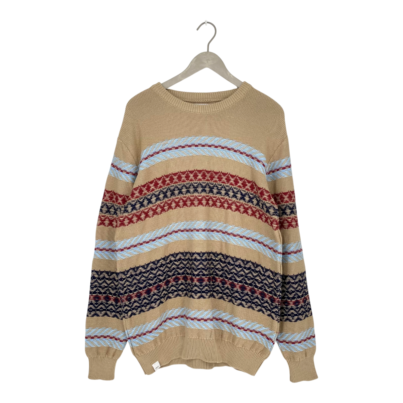 Makia houonds knit sweater, stripes | man M