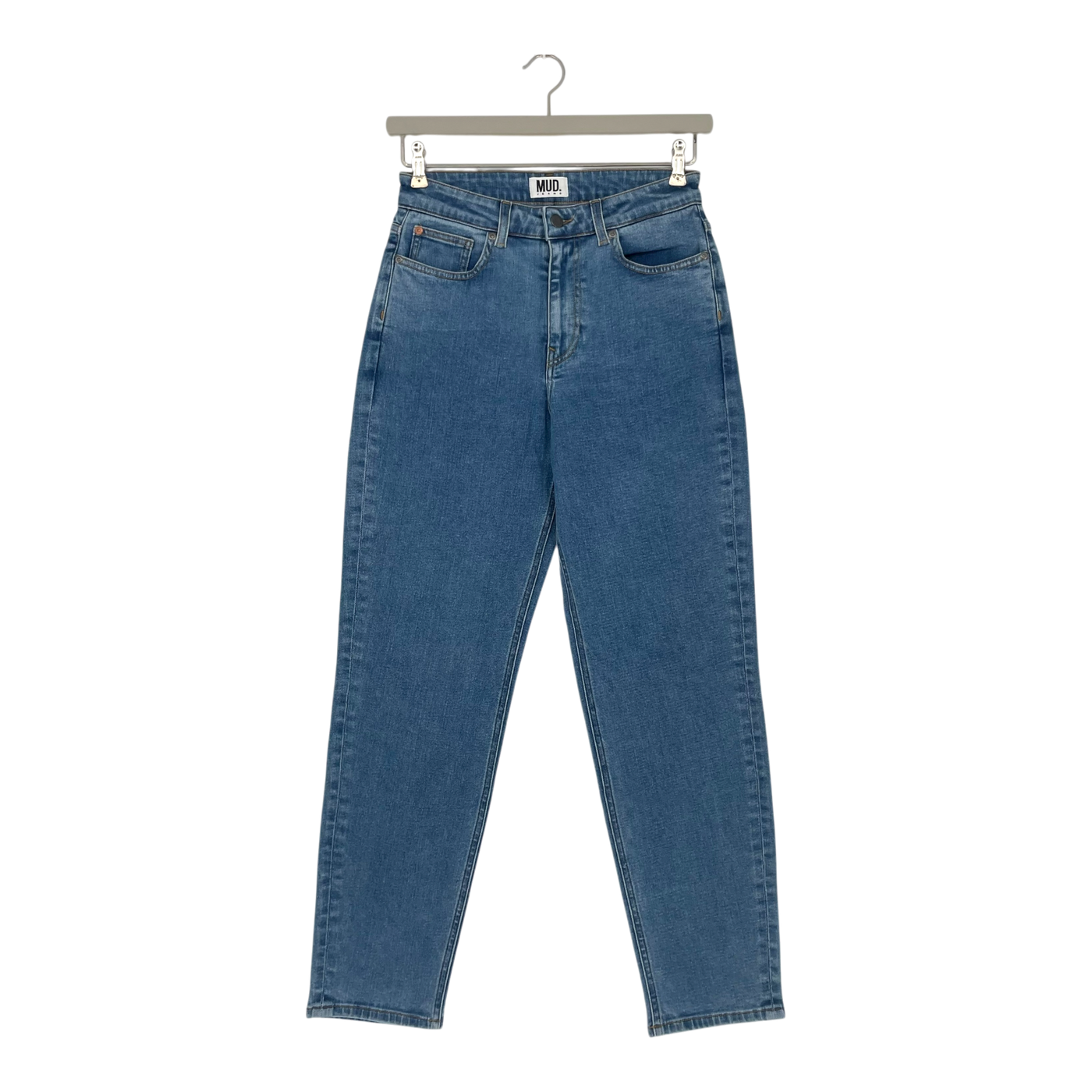 Mud Jeans mams high tapered jeans, light denim blue | woman 27/34