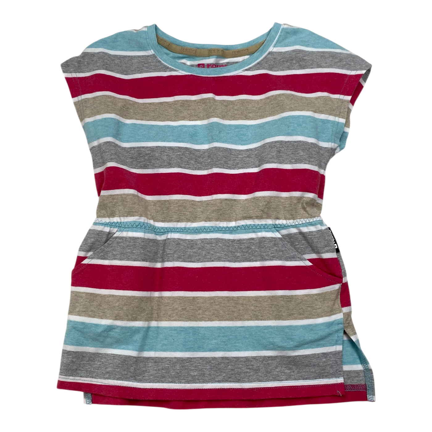 Reima t-shirt dress, stripes | 104cm